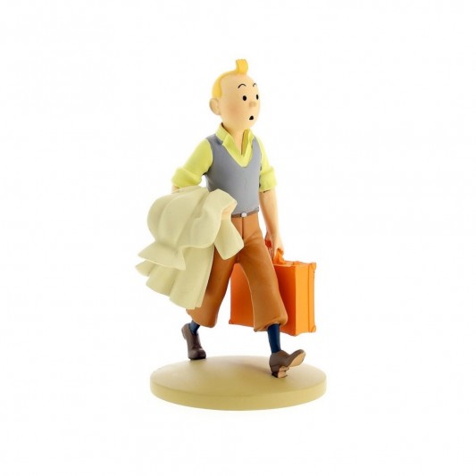 Figurine - Tintin en route (Moulinsart) - principal