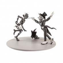 Figurine - Cam et Léon - Spirou et Fantasio - N/B - Les cases de Franquin