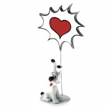 Figurine Asterix Idéfix Love speech balloon