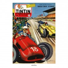 Poster Jean Graton & Journal Tintin 1957 N°22