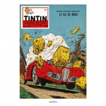 Poster Jean Graton & Journal Tintin 1958 n°47