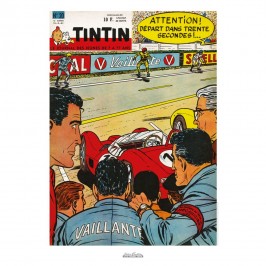 Affiche Jean Graton & Journal Tintin 1961 - n°20