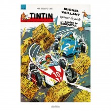 Affiche Jean Graton & Journal Tintin 1964 - n°08