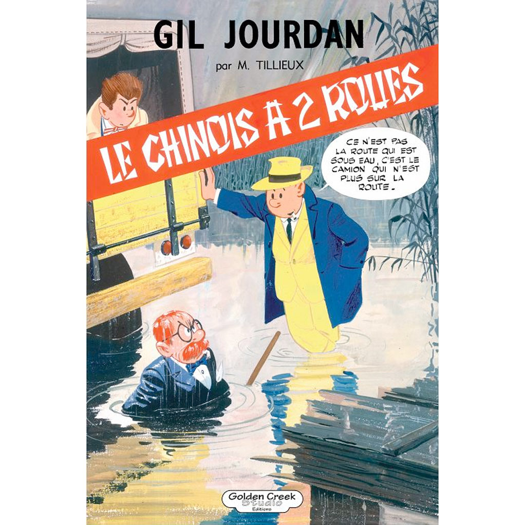 Gil Jourdan - Le Chinois à deux roues (Golden Creek Studio) - principal