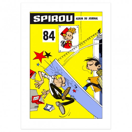 Sérigraphie Couverture Spirou 84 - principal