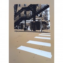 Silkscreen print Chabouté New York (signed)