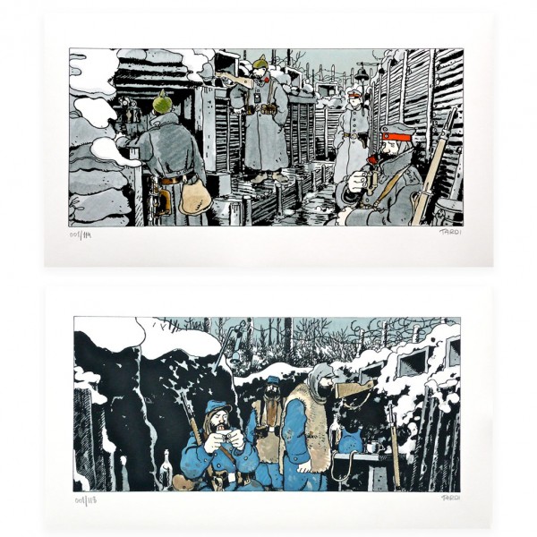 Diptyque Tardi Art prints Les tranchées (Collin)