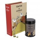 Pack Tintin au Congo - Figurine, Litho et Boite à café (Feu de camp) - principal