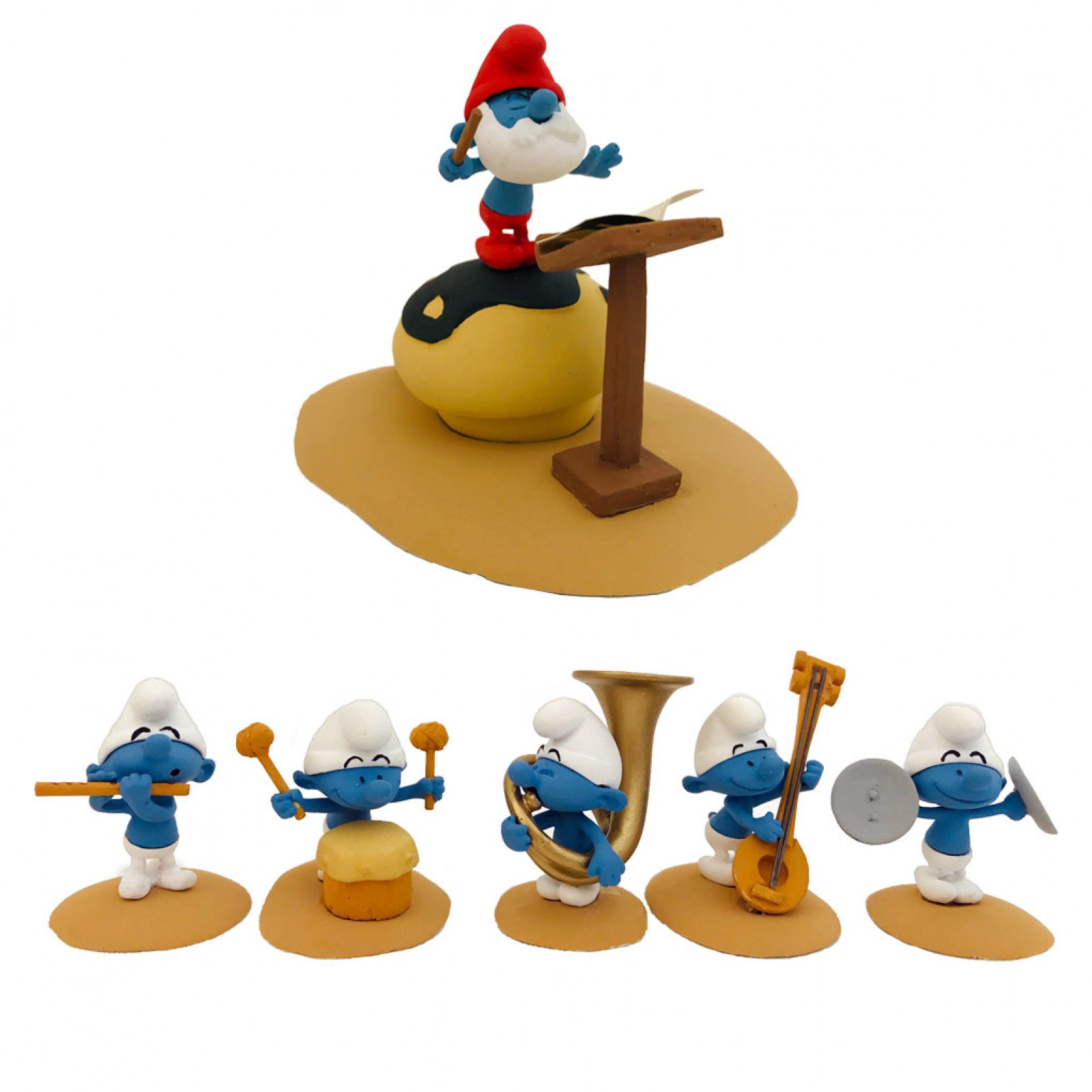 The Smurfs Orchestra P2 Collectible scene Fariboles with figurines 2019 
