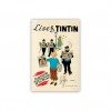 Affiche Lisez Tintin - principal