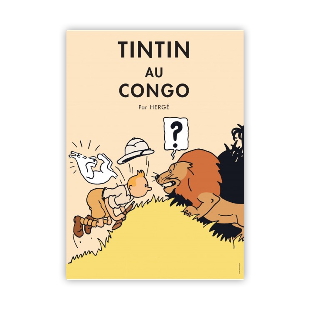 Affiche Tintin - Congo - principal