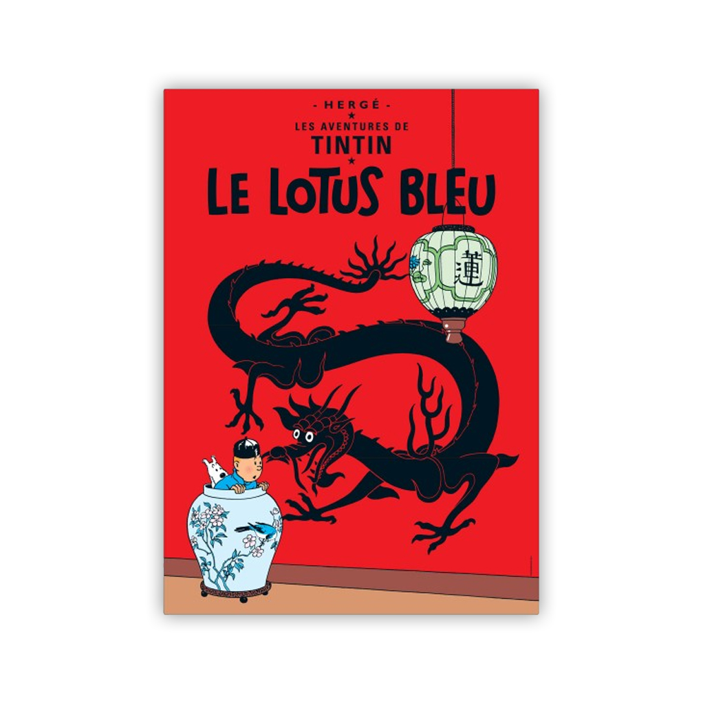 Affiche Tintin - Le Lotus Bleu - principal