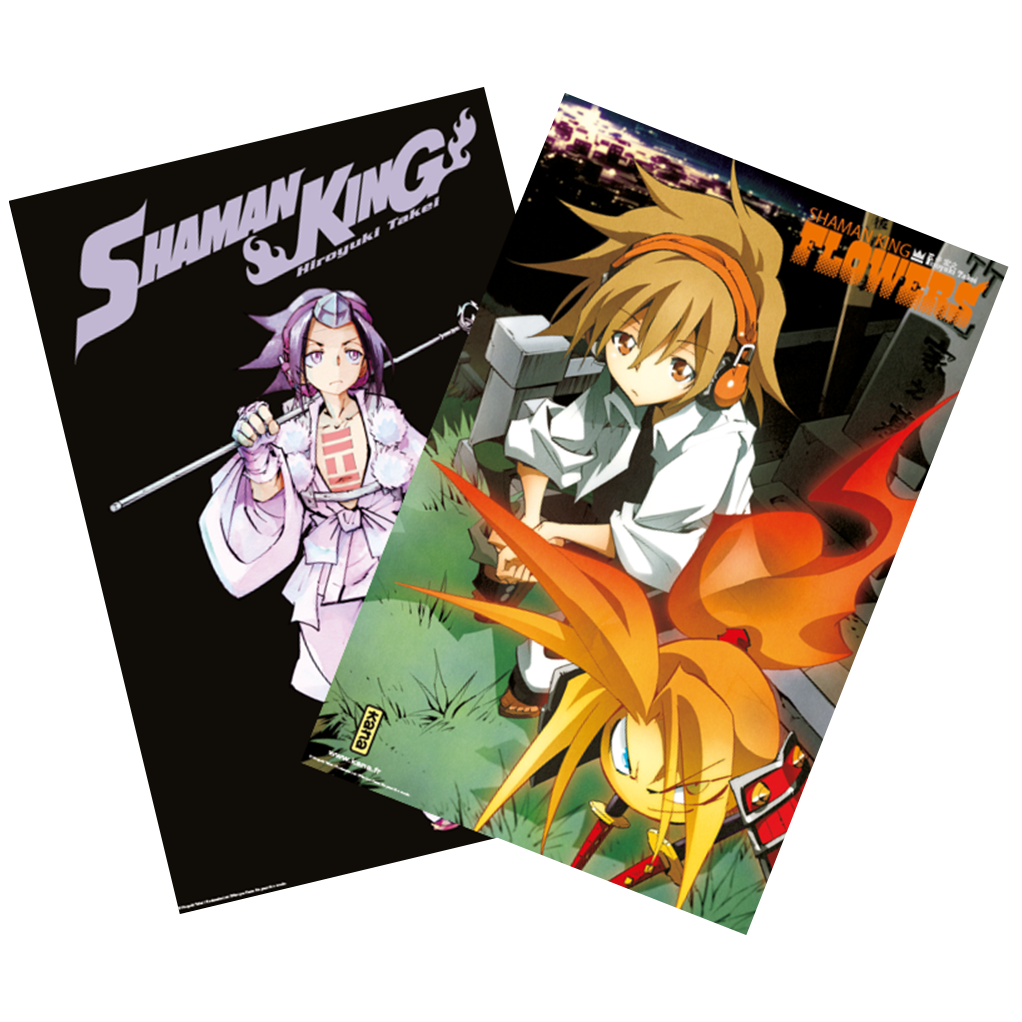 Poster réversible Shaman King 40x60cm - principal