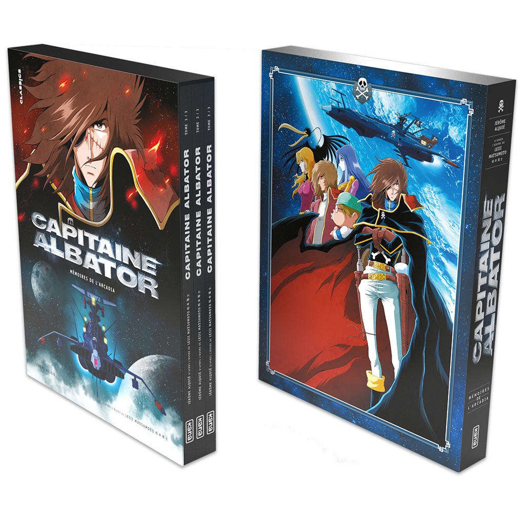 Coffret Capitaine Albator Mémoire de l'Arcadia + ex-libris - principal