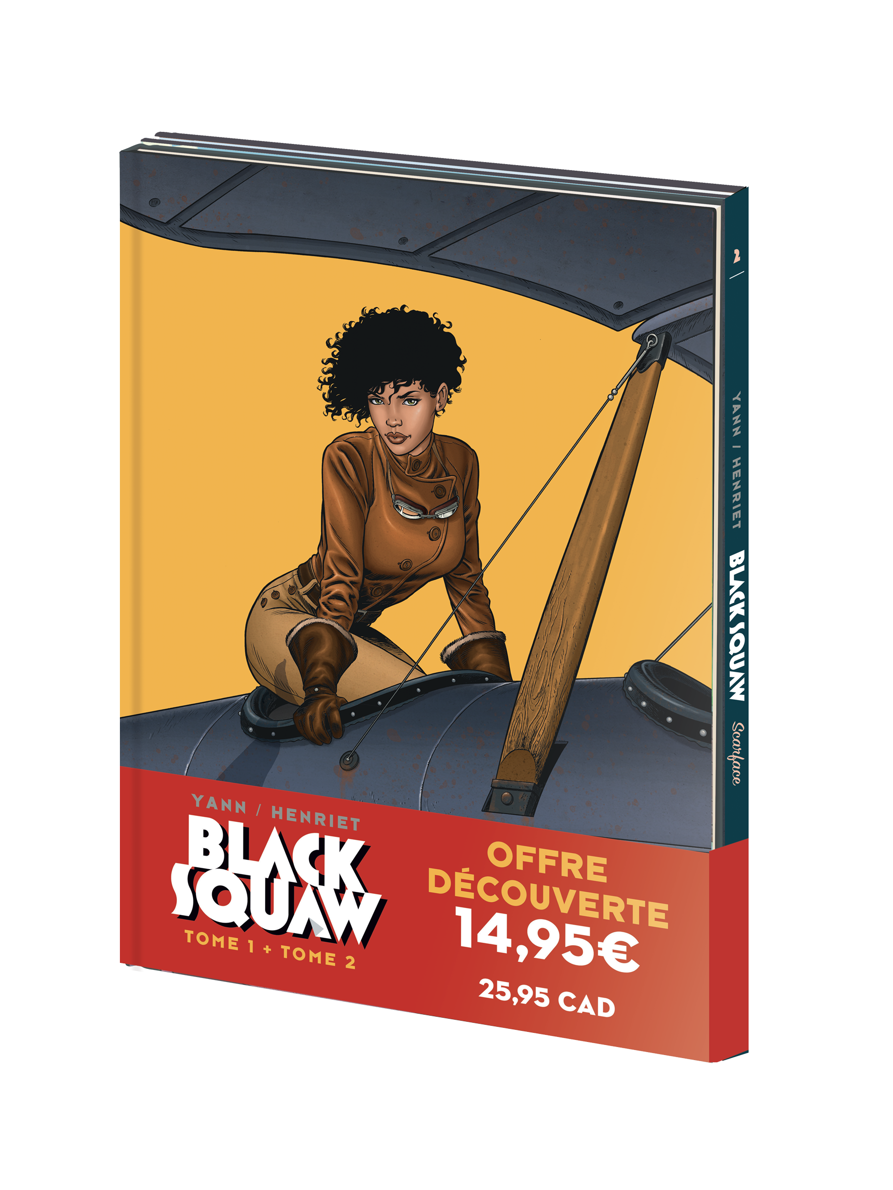 Bipack T2 + T1 (gratuit) Black Squaw - principal