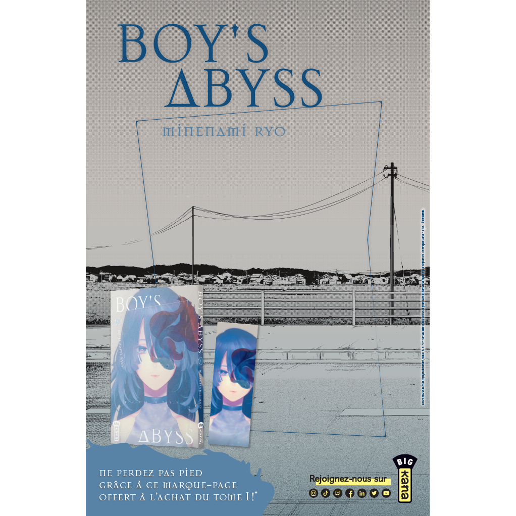 Marque-page métallisé Boy's Abyss UNITE WEB - principal