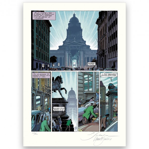 Blake and Mortimer by Schuiten - Bruxelles courthouse