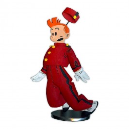 Spirou par Chaland - Figurine en étain - Version couleur