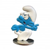 Tin figurine Brainy Smurf (in colors)