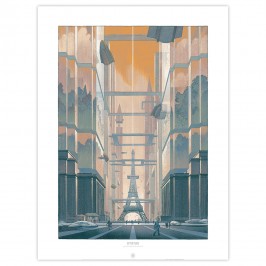 Revoir Paris - Sérigraphie signée par Schuiten et Durieux