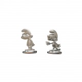 Tin figurine Brainy and Grouchy Smurf