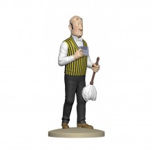 Figurine Nestor with feather duster by Moulinsart
