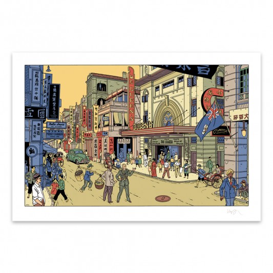 Sérigraphie Blake et Mortimer à Hong Kong – La vallée des immortels 2 - principal