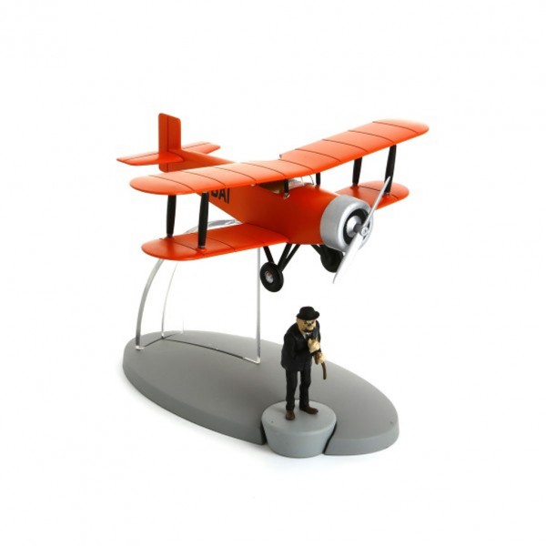 Figurine Aerobatic Biplane Tintin The Black Island