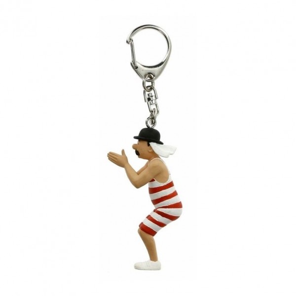 Keyring Tintin Thompson with a swimsuit