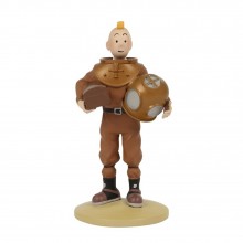 Figurine Tintin in a diving suit