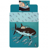 Lot Literie Tintin Rackham Sous-marin requin - principal