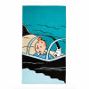 Drap de plage Tintin Sous-marin requin - principal