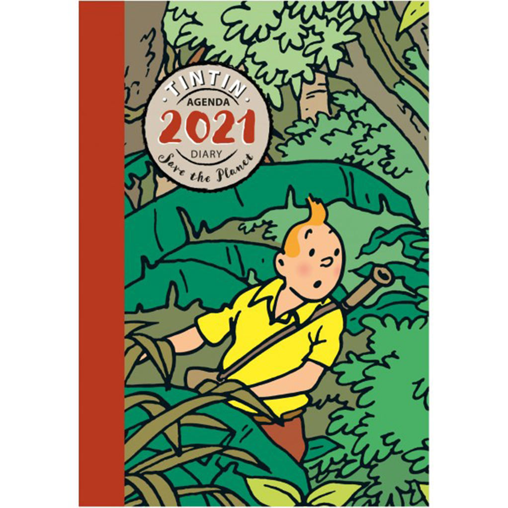 Petit Agenda Tintin Go Green - principal