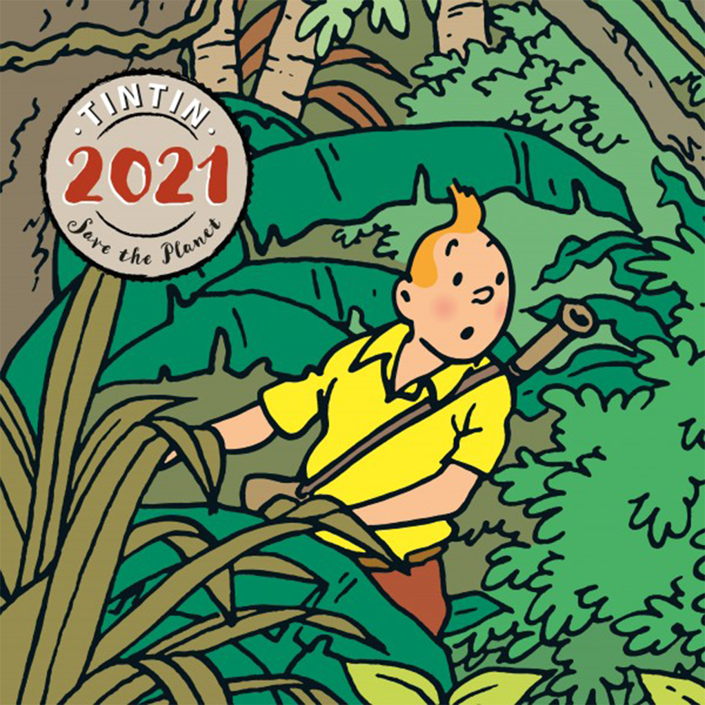 Grand Calendrier Tintin Go Green 2021 - principal