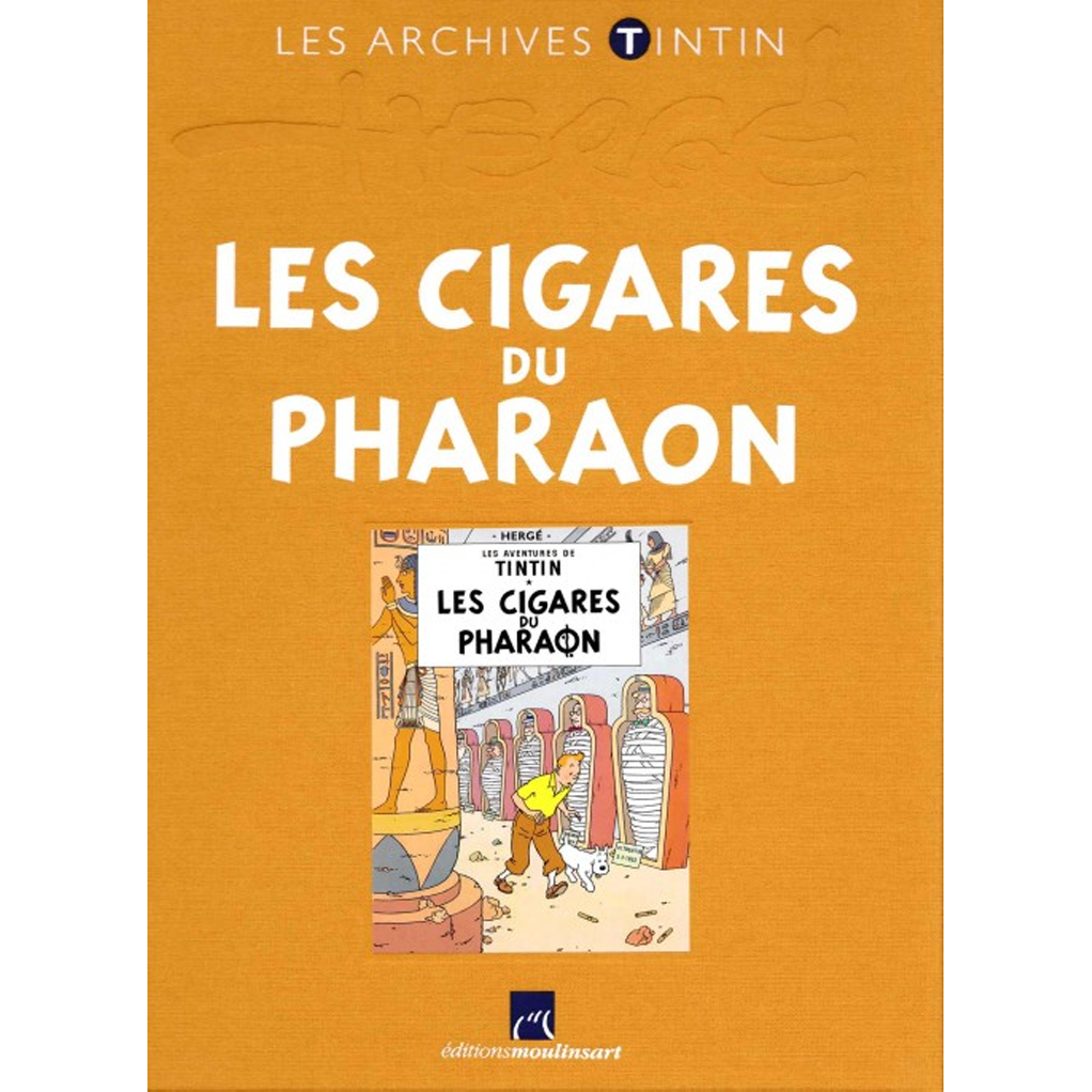 Livre Les Cigares du Pharaon Les Archives Tintin - principal