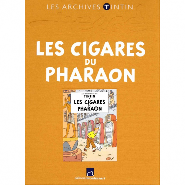 Book Tintin's archives, The Cigars of the Pharaoh (french Edition)