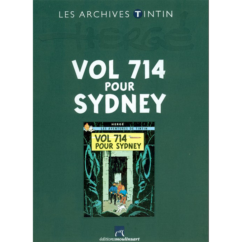 Livre Vol 714 pour Sydney Les Archives Tintin - principal