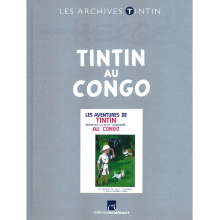 Livre Tintin au Congo N&B Les Archives Tintin