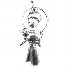 Porte-clés le Petit Prince et son mouton