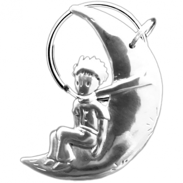 Keyring The Little Prince on the Moon