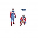Combinaison pilote RRS FIA EVO2 Michel Vaillant Rouge / Bleue - Taille XL - principal