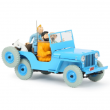 Tintin 1/24 vehicle : Destination moon blue jeep