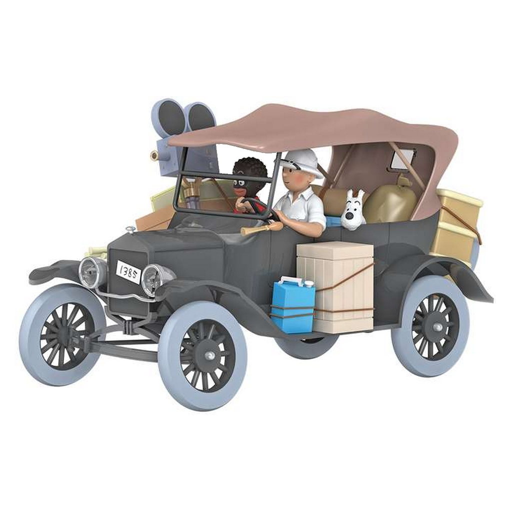 Les véhicules de tintin au 1/24 – La Ford T grise de Tintin au Congo - principal