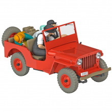 Les véhicules de tintin au 1/24 - La jeep de Tintin au pays de l'or noir