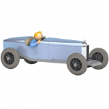 Tintin 1/24 vehicle : Tintin in the Land of the Soviets Amilcar