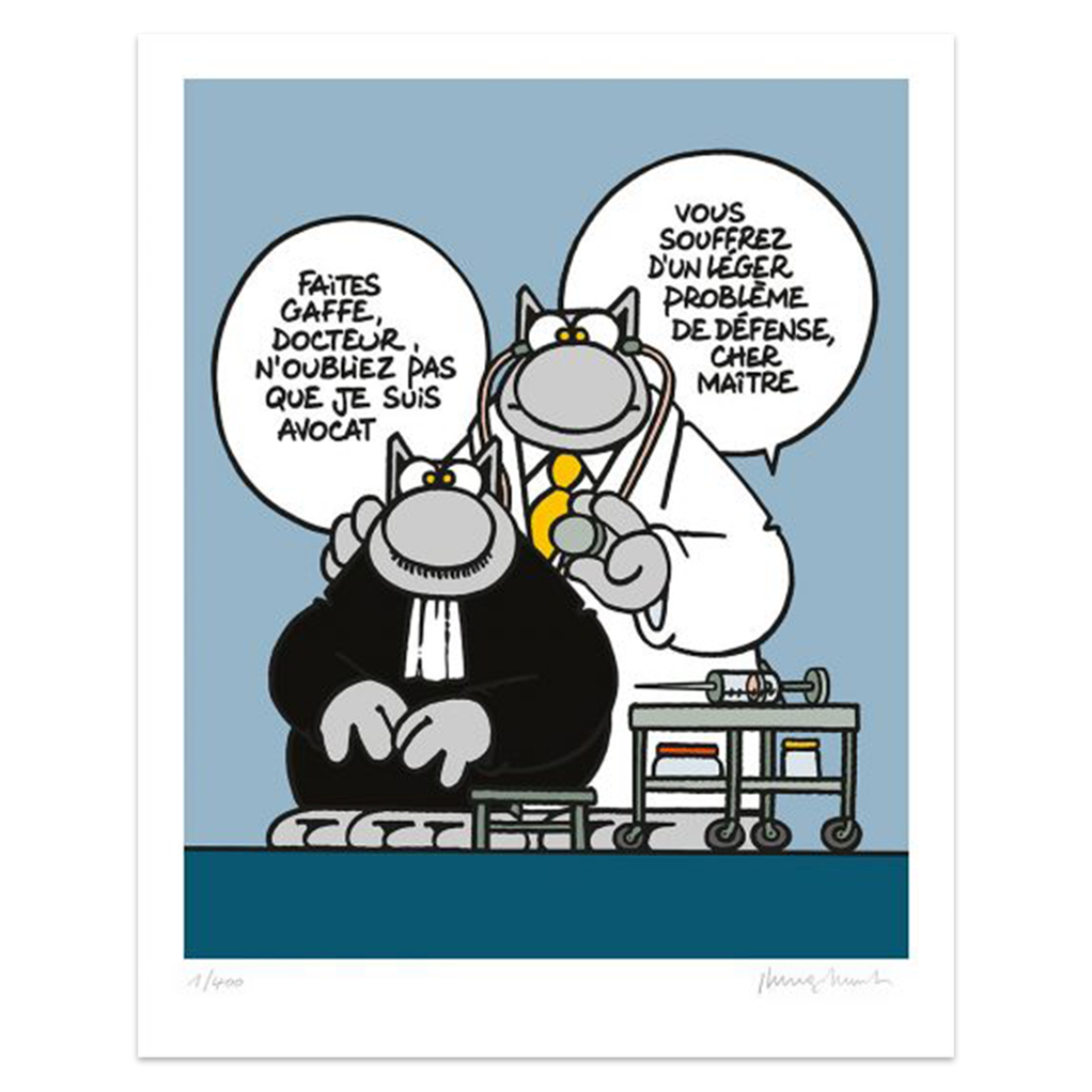 Sérigraphies -Le Chat - Docteur Avocat - principal