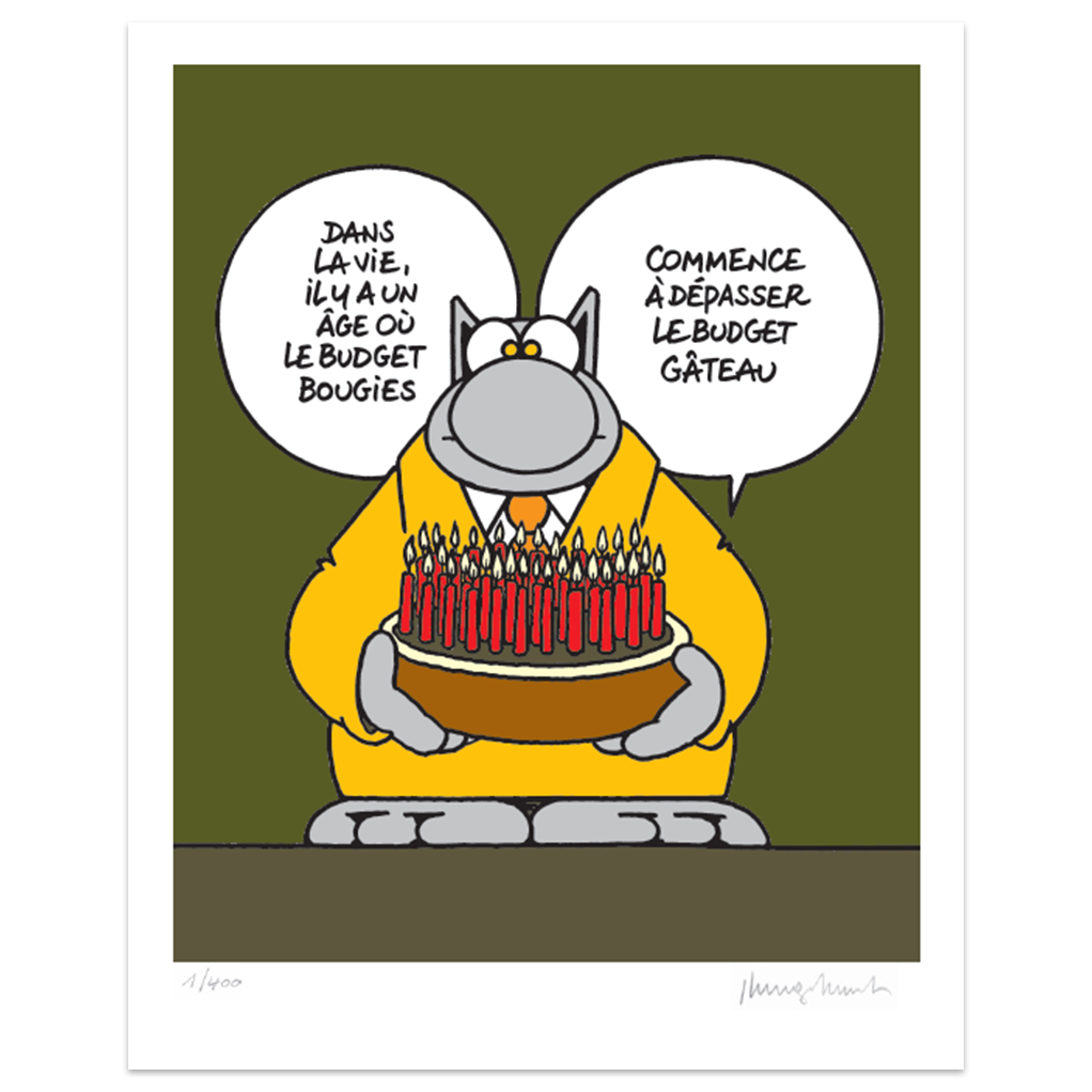 Serigraphie Le Chat Pepette Serigraphies Chez Le Chat De Geluck A L Achat Sur 9ᵉ Store