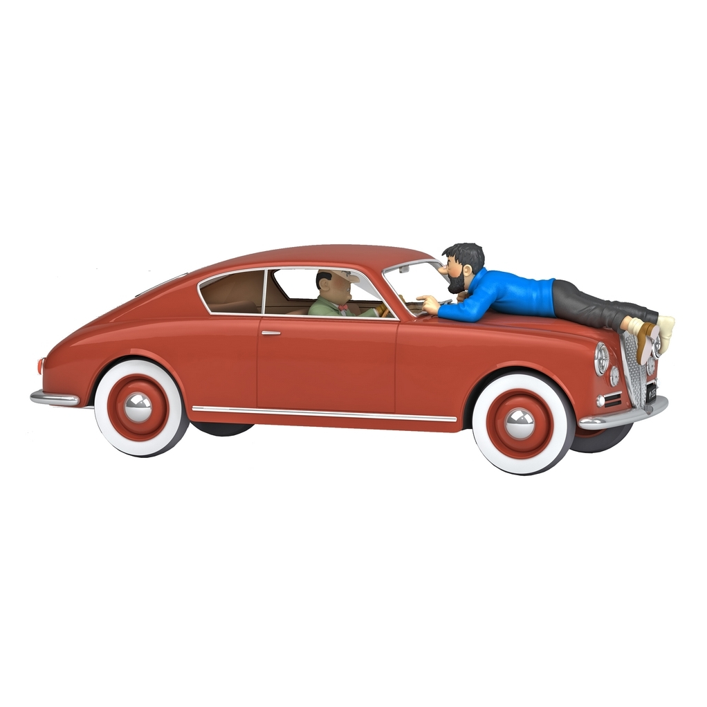 Voiture Miniature Tintin 1/24 L'auto Mitrailleuse L'oreille Cassée