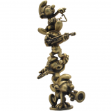 Figurine Pixi Bronze - La Colonne Schtroumpf