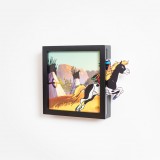 Funky Frames mini Yakari - Le saut - noir